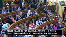 Feijóo a Sánchez por enviarle a Puente «Me pidió 6 debates en campaña y no comparece en el segundo»