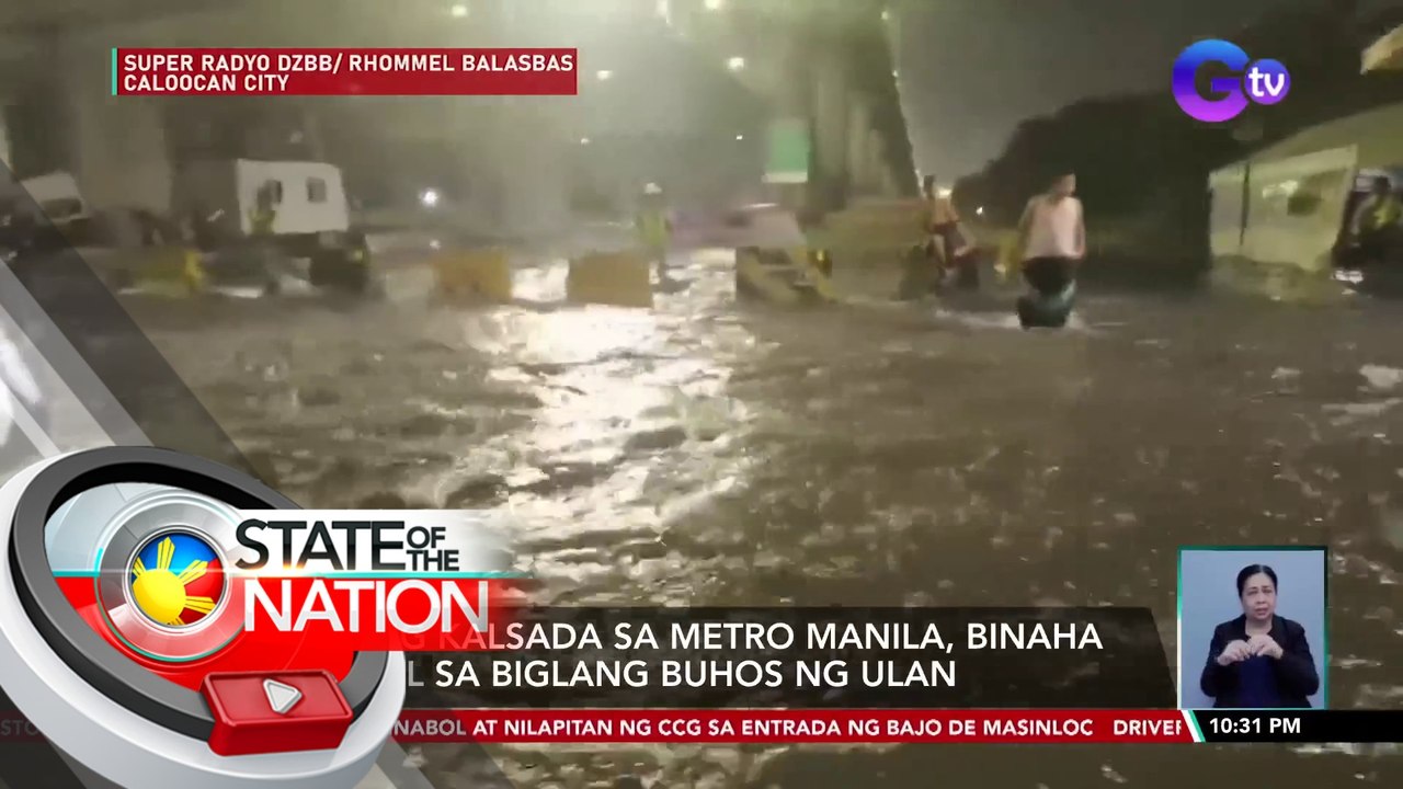 Ilang kalsada sa Metro Manila, binaha dahil sa...