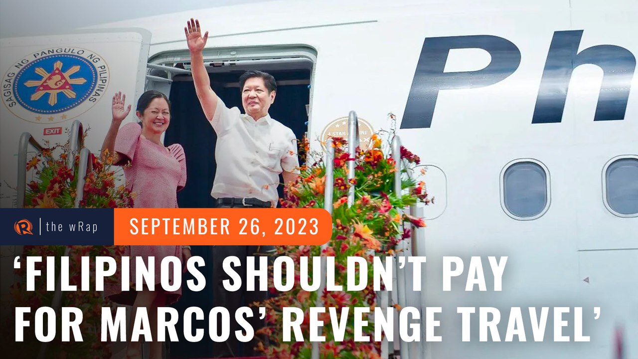 Youth lawmaker: Filipinos should not pay for ‘revenge travel’ of Marcos