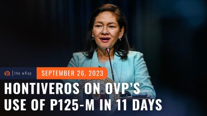 Hontiveros on Duterte’s use of P125M in 11 days: Daig pa may patagong credit card