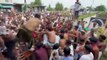 फसलें चौपट,बीमा,मुआवजा के लिए रैली निकाली,गेट से चढ़कर तहसील कार्यालय में घुसे कांग्रेसी