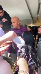 Lali Esposito a la salida de OLGA