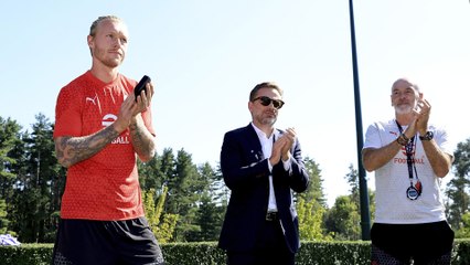 Kjær rewarded for his 100 appearances in Rossonero