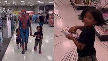 SPIDER-MA! Mum Surprises Spiderman-Obsessed Son by Dressing up as Superhero for an Entire Day