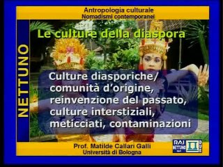 Antropologia culturale - Lez 15 - Nomadismi contemporanei
