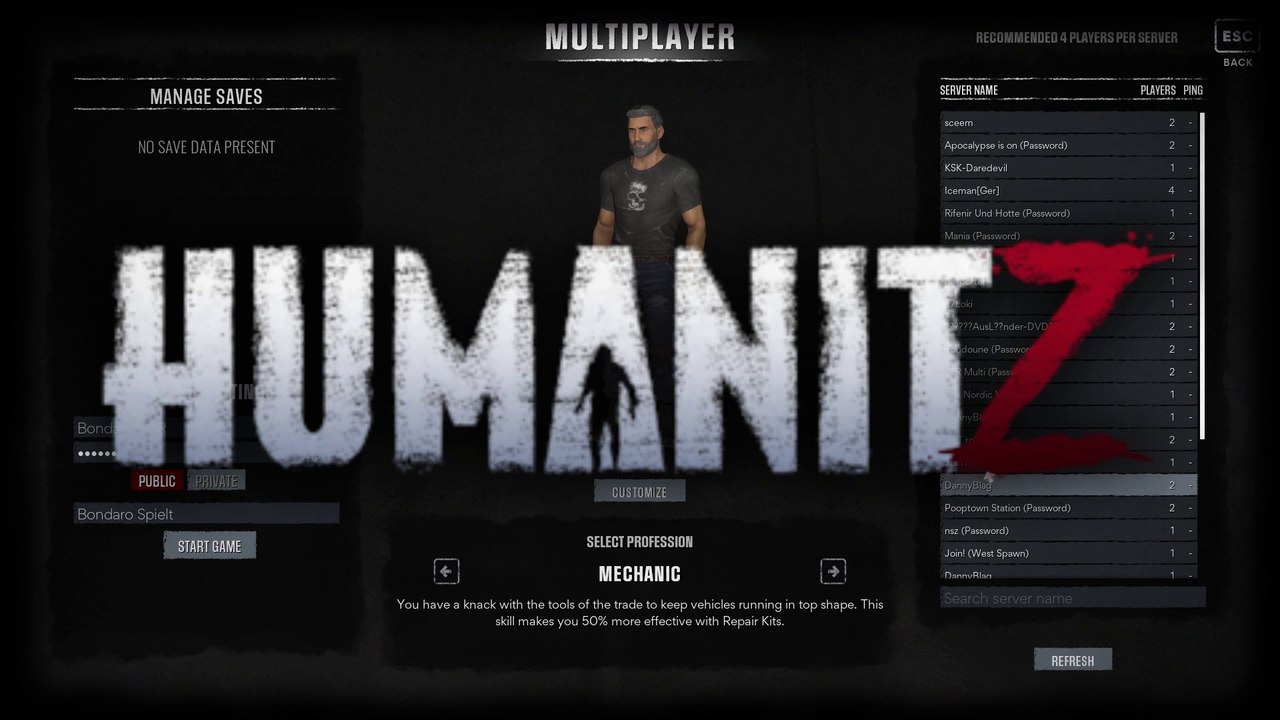 HumanitZ #01 bist du bereit für die Herausforderung ?