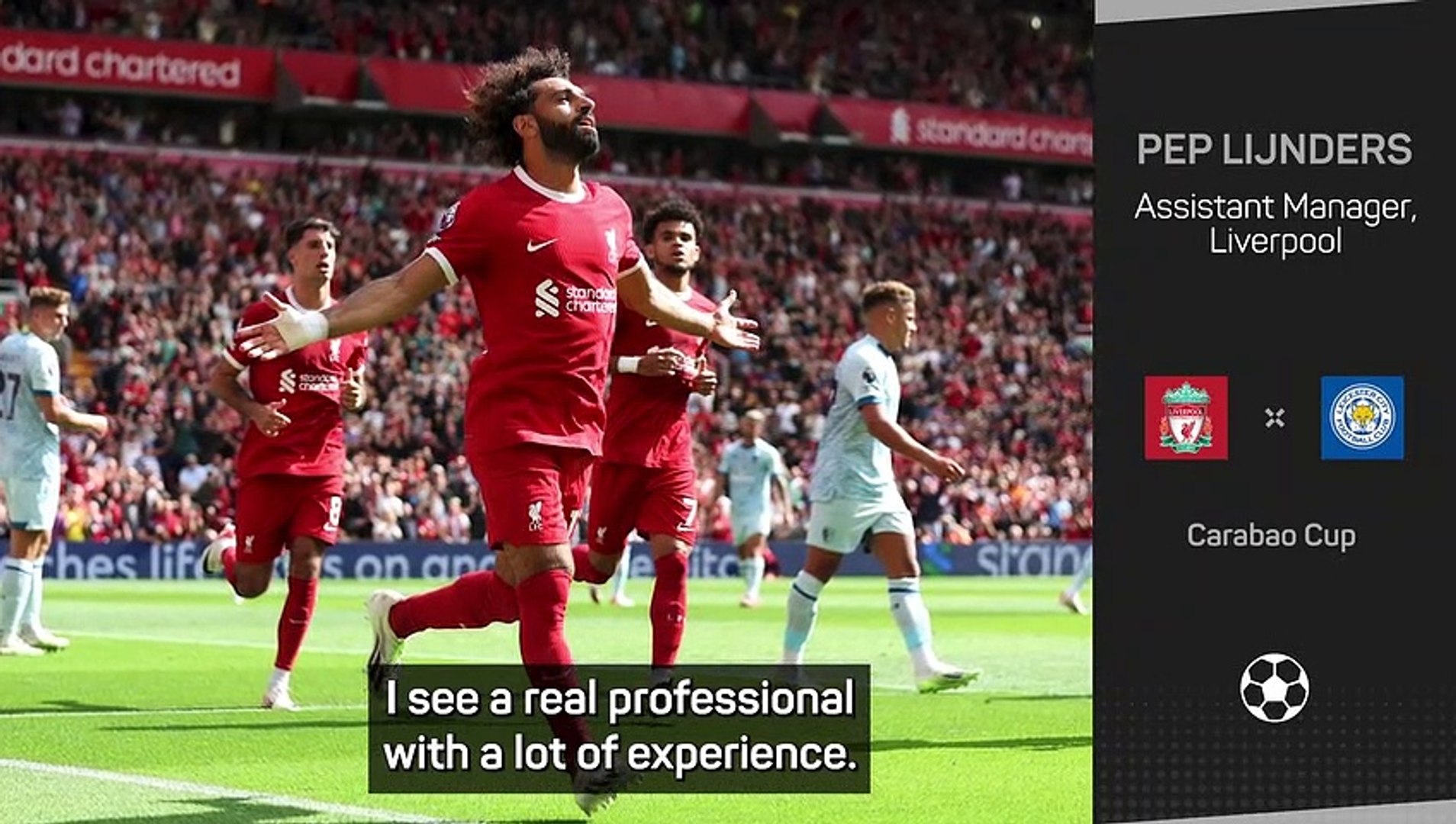 Lijnders tells Liverpool fans to cherish Salah
