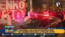 Con más de 30 balazos: matan a mototaxista y dejan 2 personas heridas en Ate