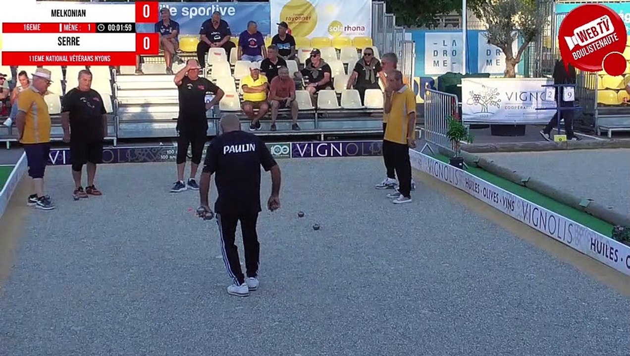 16e WebTV Nyons : National de pétanque vétéran triplette open 2023
