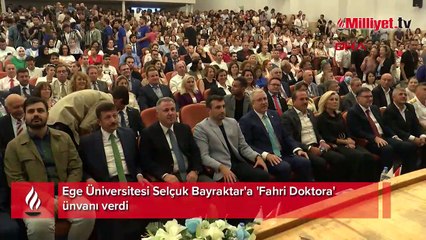 Selçuk Bayraktar’a 'Fahri Doktora' verildi