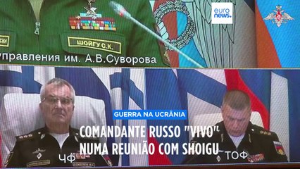 Rússia divulga imagens de reunião com Almirante dado como morto por Kiev