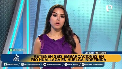 Loreto: manifestantes bloquean río Huallaga y retienen al menos 5 embarcaciones