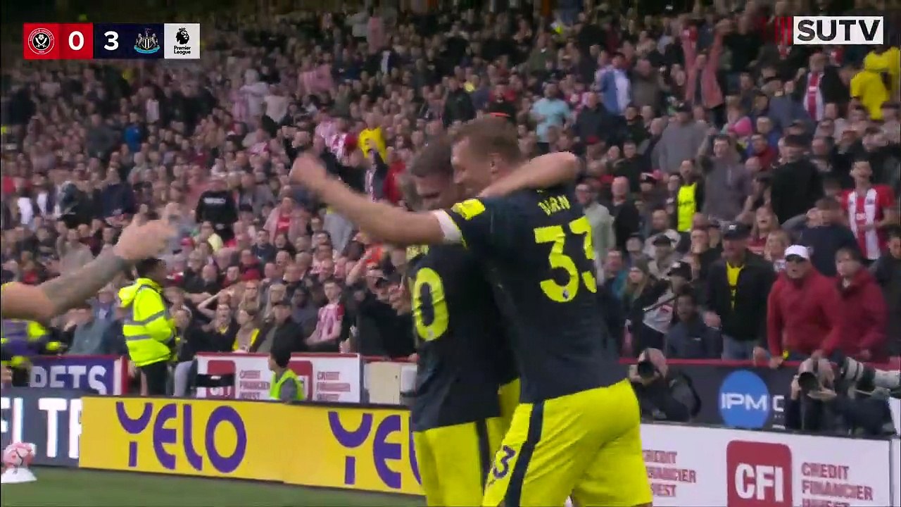 Sheffield United 0-8 Newcastle United Match