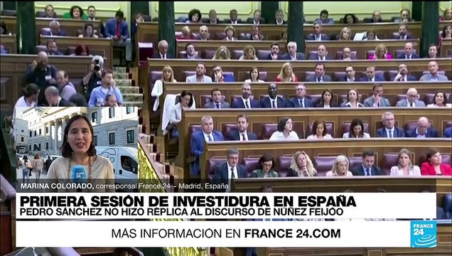 Informe desde Madrid: Núñez Feijóo pronunció su discurso en primera sesión de investidura