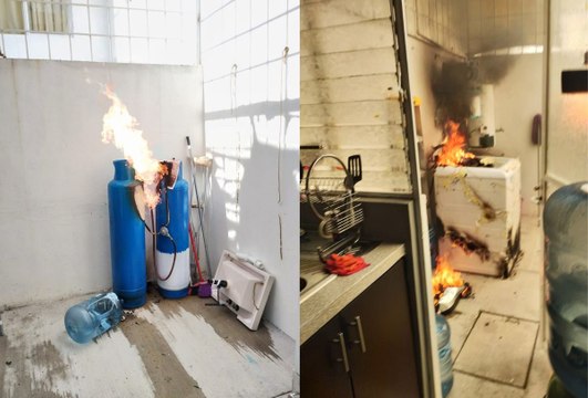 Explosión por acumulación de gas deja una mujer herida en San Esteban