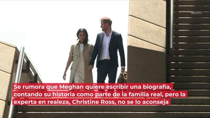 ¿Meghan Markle está planeando escribir su autobiografía?