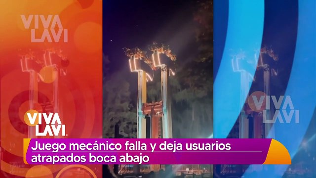 Juego mecánico falla y deja usuarios atrapados
