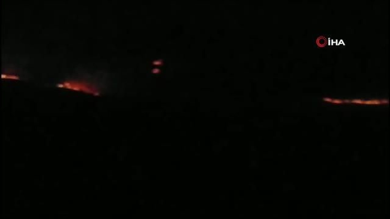 Çankırı'da kontrol altına alınan orman yangınında soğutma çalışmaları devam ediyor