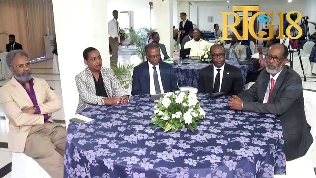 Responsab yo nan BRH òganize yon atelye fòmasyon sou konstriksyon matris Input-Output pou Ayiti.