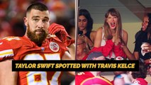 Taylor Swift spotted or cheering Travis Kelce during Chiefs game!
