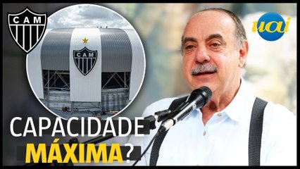 Atlético: prefeito de BH projeta Arena MRV com capacidade máxima