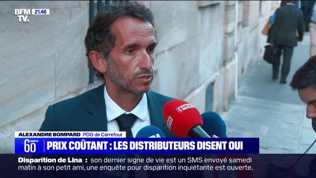 Carburant à prix coûtant: On a fait un effort très important (...) On espère que l'ensemble des acteurs le feront ensuite , indique le PDG de Carrefour, Alexandre Bompard
