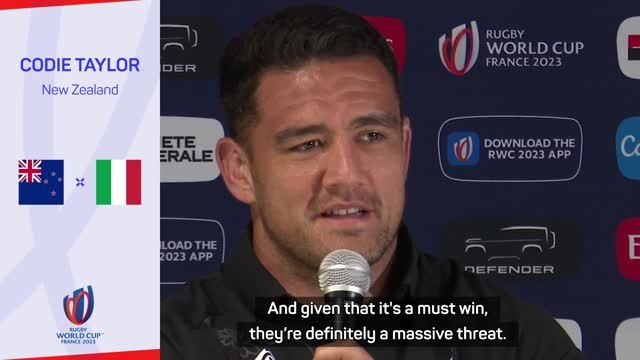 All Blacks preparing for stern test against Crowley's improved Italy