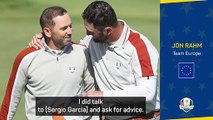 Rahm sought advice from Garcia and Poulter