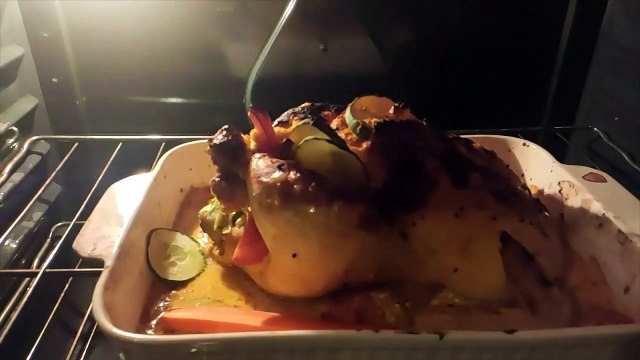 Roasted Stuffed Whole Chicken #shorts