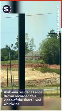 Dust Devil Swirls in Central Alabama