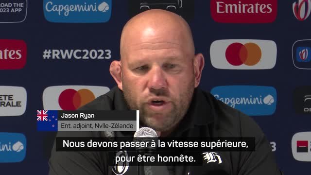 Nouvelle-Zélande - Ryan demande aux All Blacks de passer à la vitesse supérieure