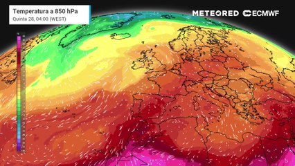 Anticiclone de bloqueio e muito calor em Portugal continental