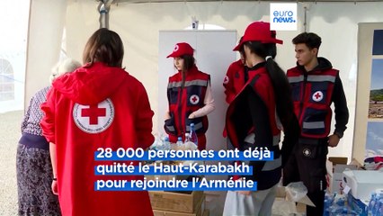Haut-Karabakh : des milliers de réfugiés se pressent à la frontière arménienne