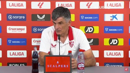 Mendilibar: "Me ha sorprendido Lukebakio, cuando se estaba metiendo para adentro digo 'se va a chocar contra alguien'"