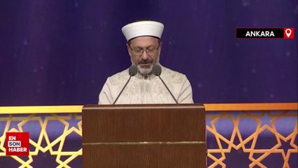 Ali Erbaş: Bu gece, Allah’ın yeryüzüne en büyük nimetinin ve rahmetinin tecelli ettiği gecedir