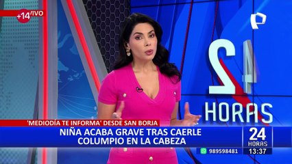 San Borja: Niña de 6 años se encuentra grave tras caerle un columpio en la cabeza