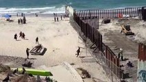 ABD-Meksika Sınırında Göçmenler Onarım Çalışmasını Fırsat Bilerek Geçti