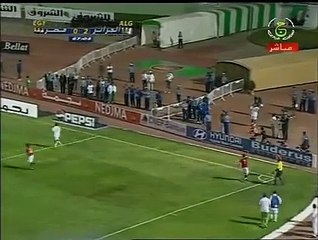 مقابلة الجزائر و مصر 2009 بملعب تشاكر الشوط الثاني