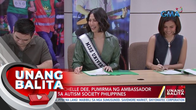 2023 MUPH Michelle Dee, pumirma ng ambassador contract sa Autism Society Philippines | UB
