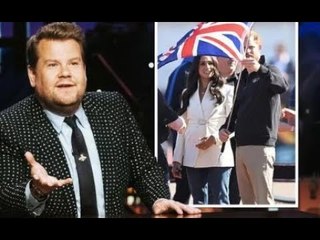 'Lisez la pièce!' James Corden a dit de «rester aux États-Unis» après que la star ait soutenu Harry