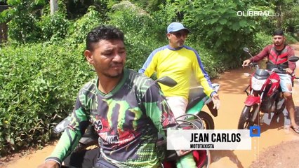 Buracos e lama prejudicam a vida de moradores da ilha de Cotijuba