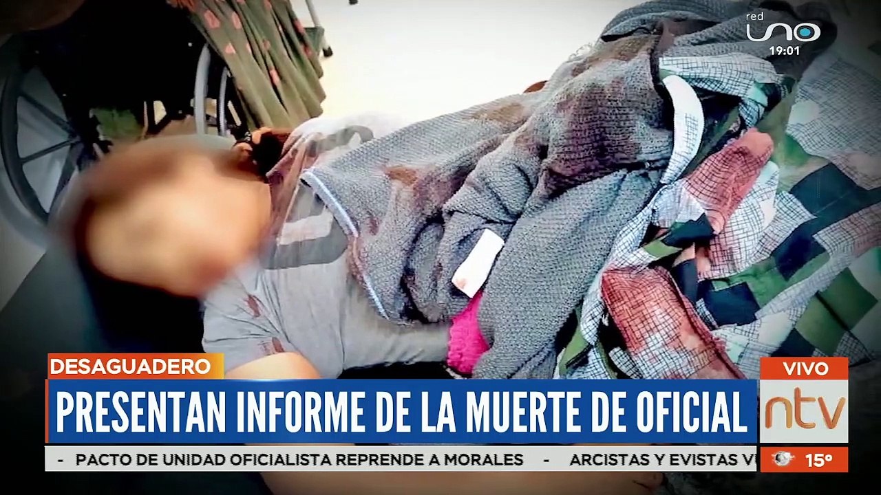 Presentan informe de la muerte de oficial que perdió la vida en un operativo en Desaguadero