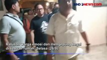 Massa Emosi, Kepung Pelaku Begal saat Diamankan di Rumah Warga Asahan