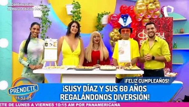 Figuras de la farándula peruana envían cariñosos saludos a Susy Díaz.