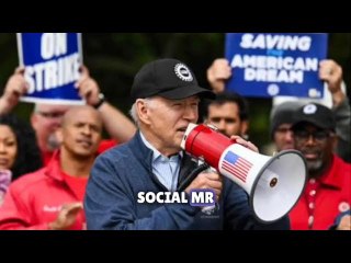 Joe Biden makes history by joining UAW picket line