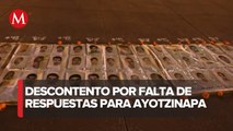 Finaliza la marcha por los 9 años de la desaparición de los 43 normalistas de Ayotzinapa