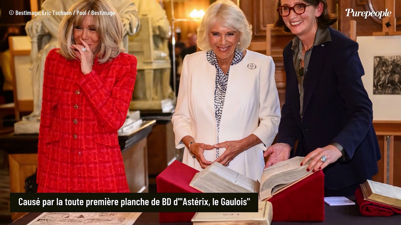 Camilla se lâche avec Brigitte Macron : un célèbre héros à l'origine de leur fou rire