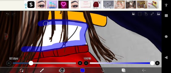 Arte Final de Hadassa Bravery no IbisPaintX Android