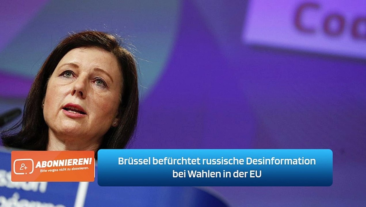 Brüssel befürchtet russische Desinformation bei Wahlen in der EU