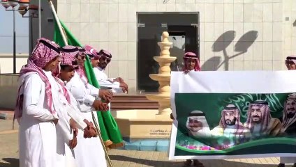 فيديو.. إذاعة مدرسية من أعلى نقطة في تيماء احتفالًا باليوم الوطني الـ93